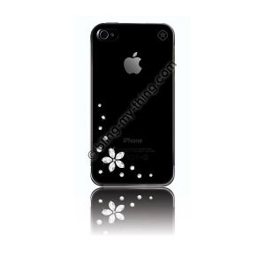 Чехол Bling My Thing Flower Case Crystal Clear for iPhone 4 (11-00-3-01)